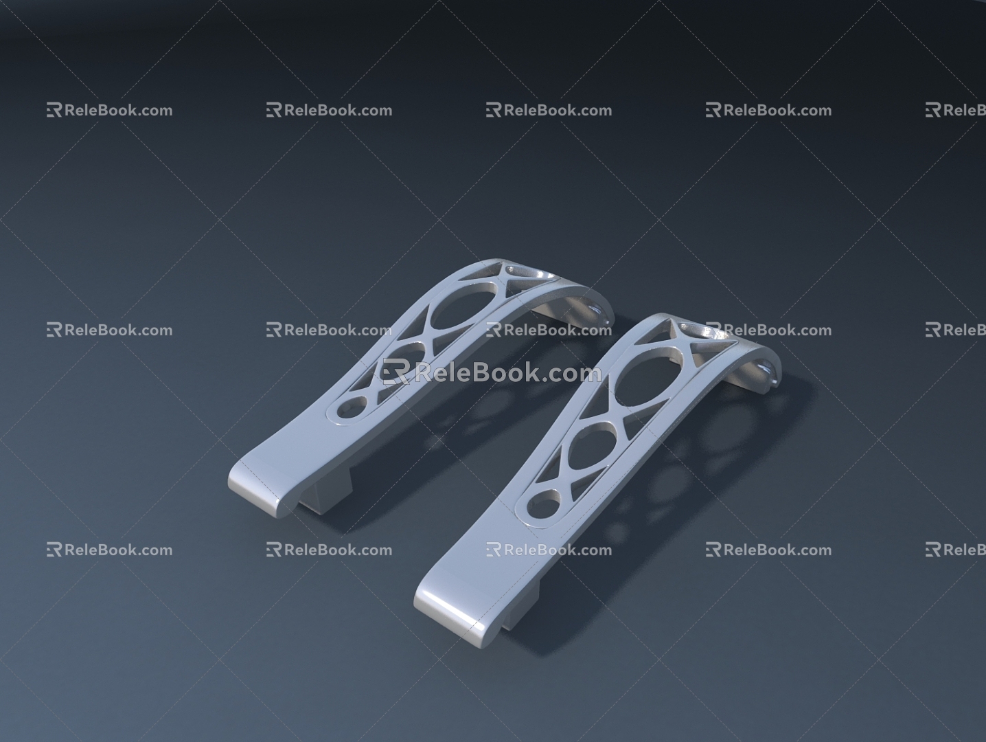 Handle door handle 3d model