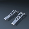 Handle door handle 3d model