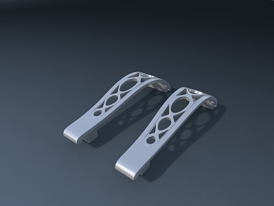 Handle door handle 3d model