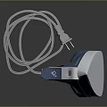 Rowenta Blue And White Electric Iron With Power Cord And Modern Design