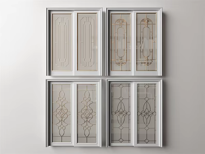 Jane Ou sliding door 3d model