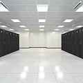 Computer Room Cabinet Data Center Server I Cabinet 3d model