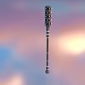Modern Outdoor Garden Light With Tall Pole Design For Evening Illumination