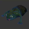 Lizard Anime Lizard Chameleon Cartoon Lizard Reptile Cold Blooded Animal Reptile Class 3d model