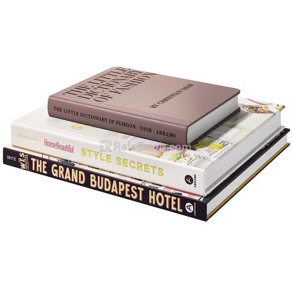 Books 3d model