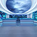Modern Security Control Room With Multiple Monitoring Screens Consoles And Office Chairs