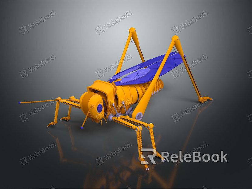 grasshopper insect cartoon locust animation locust anime locust anime game character model