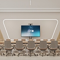 Modern Conference Room 3d model