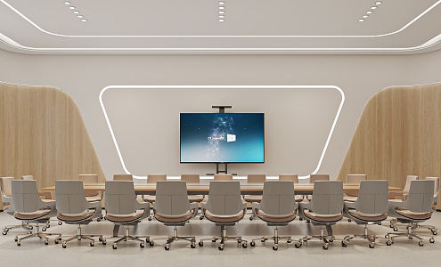 Modern Conference Room 3d model