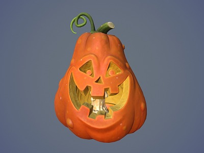 Pumpkin Mask Cartoon Pumpkin Halloween Plants Zombies model