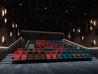 Modern Cinema The Finest Cinema 3d model