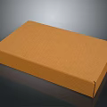 Lightweight Durable Rectangular Brown Corrugated Cardboard Box For Household Items