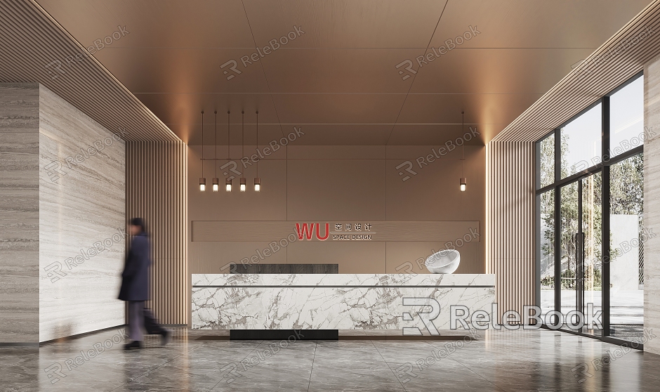 Reception Desk model