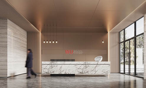 Reception Desk 3d model