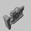 sci-fi architectural hammer 3d model