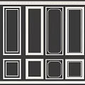 Elegant Gypsum Molding Wall Decorations With Modern Frame Design For Interior