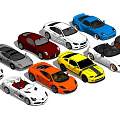 Diverse Colorful Car Models Collection With Various Styles And Designs