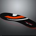 VASY Therapeutic Insole With Black Red White Design For Comfortable Foot Support