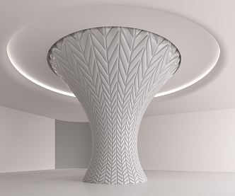 Modern Column 3d model