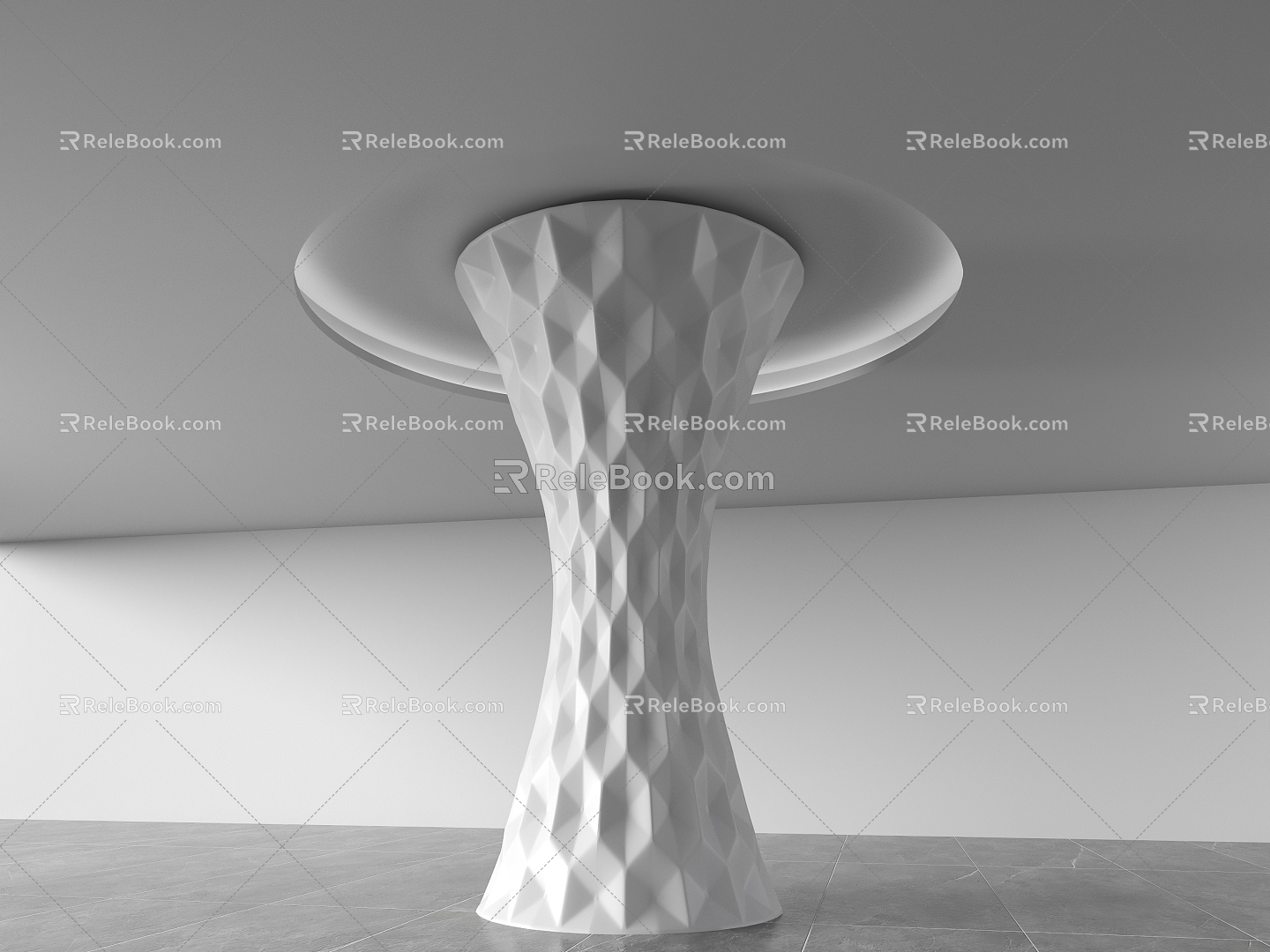 Modern Column 3d model