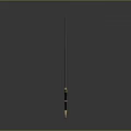 Medieval Sword With Long Sharp Blade Pink Accent And Golden Hilt Design