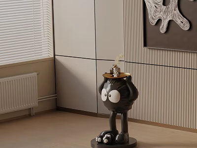 Modern Bedside Cabinet 3d model