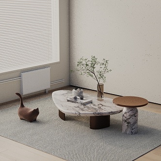 Modern coffee table 3d model