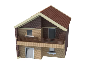 Modern Villa Small Villa 3d model