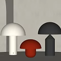 Modern Table Lamp Combination Retro Table Lamp Simple Table Lamp Glass Table Lamp Metal Table Lamp 3d model