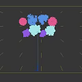 Different Arbor Tree Varieties With Green Leaves Dense Canopies and Various Heights