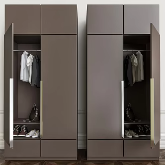 Modern wardrobe 3d model