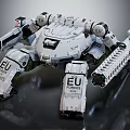 Modern Robot Mechanical Fighter A 3d model