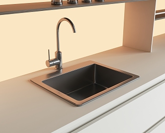 Modern sink faucet 3d model