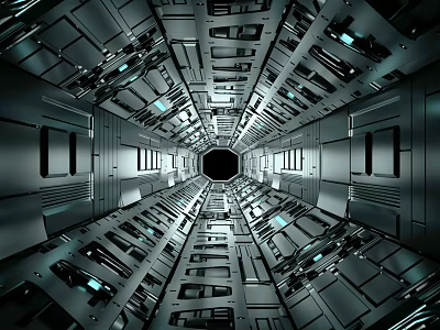 Sci-fi Scene 3d model