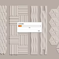 Decorative Wall Panels With Various Textured Patterns And Geometric Designs for Interior Decoration
