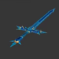 Modern Sword Devil Sword Rune Sword Officer Sword 3d model