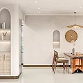 Modern Living Dining Room Interior Design With Sofa Coffee Table Large Windows Curtains And Plants