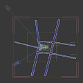 Aerial Planning of Urban Residential High Rise Buildings With Road Network And Green Spaces