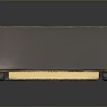 Vintage Ornate Piano With Intricate Golden Carvings And Decorative Black Frame
