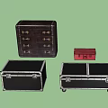 Various Storage Boxes Including Wooden Drawer Chests Metal Lock Cases And Wheeled Containers