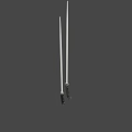 Dual Modern Lightsaber Weapons With Glowing Blades And Intricate Hilt Designs