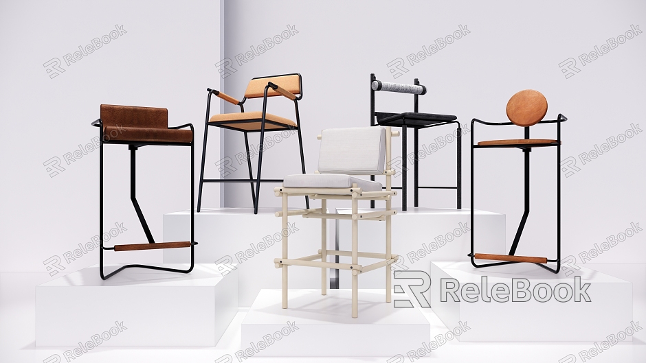 Modern Bar Chair Casual Bar Chair High Chair Stool model