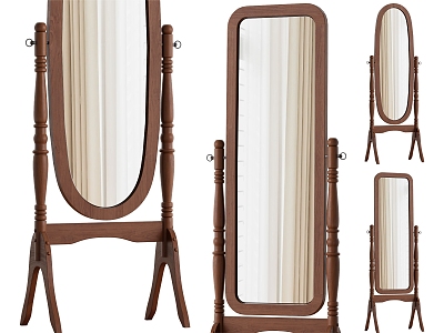 medieval full-length mirror 3d model