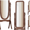 medieval full-length mirror 3d model