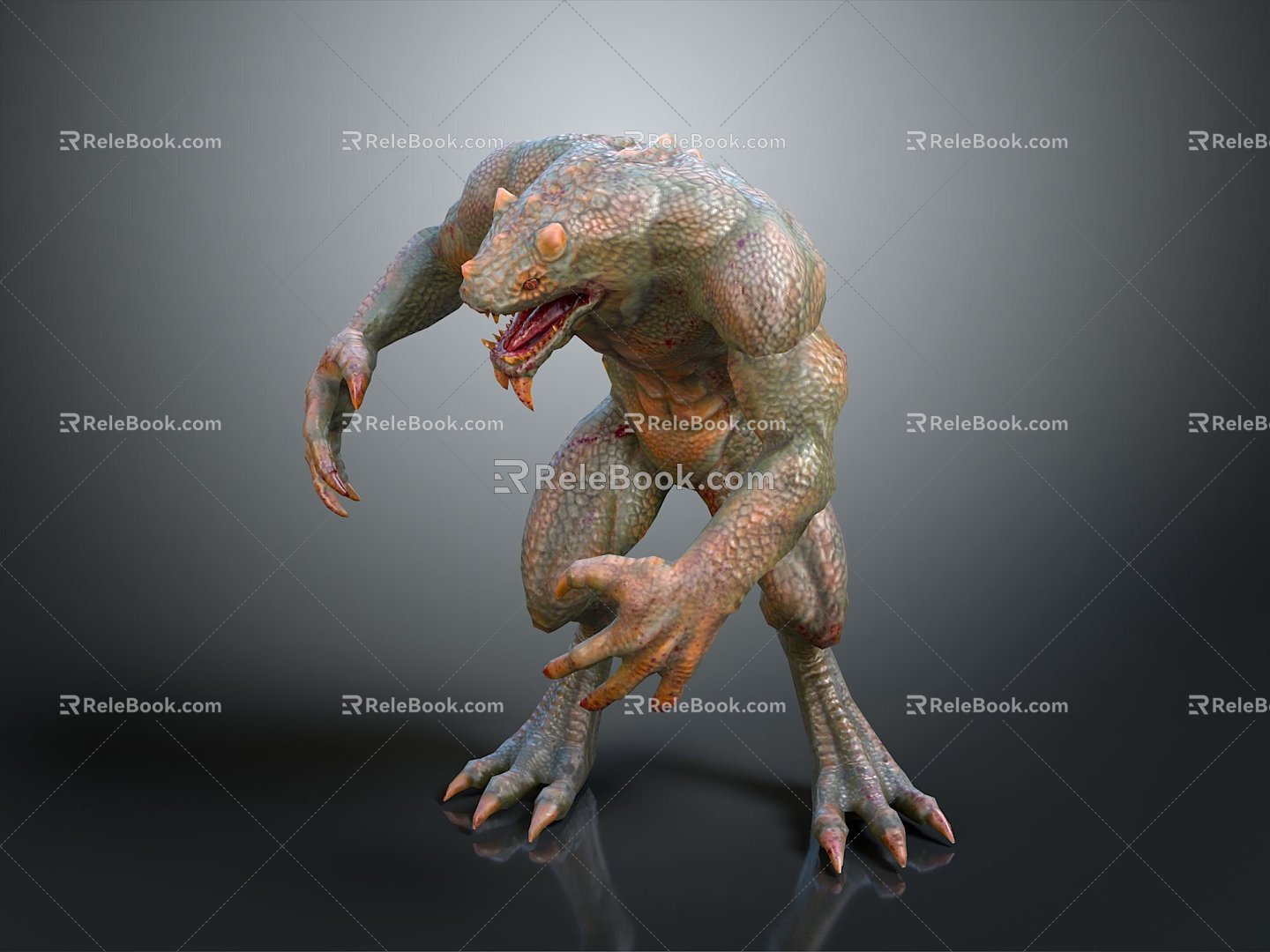 Monster Boss Monster Ttroll Mountain Essence Alien Monster Alien Monster Monster Warrior 3d model