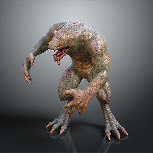 Monster Boss Monster Ttroll Mountain Essence Alien Monster Alien Monster Warrior 3d model