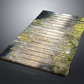 Modern Pavement Path Trail Board Pavement 3d model