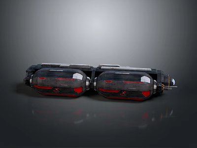 Sleek Modern Computer Case Featuring RGB Lighting And High Performance Cooling Fans 3d model