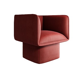 Modern single sofa 3d model