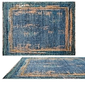 New Chinese Style Simple Carpet Carpet Simple Carpet Living Room Carpet Blue Carpet 3d model